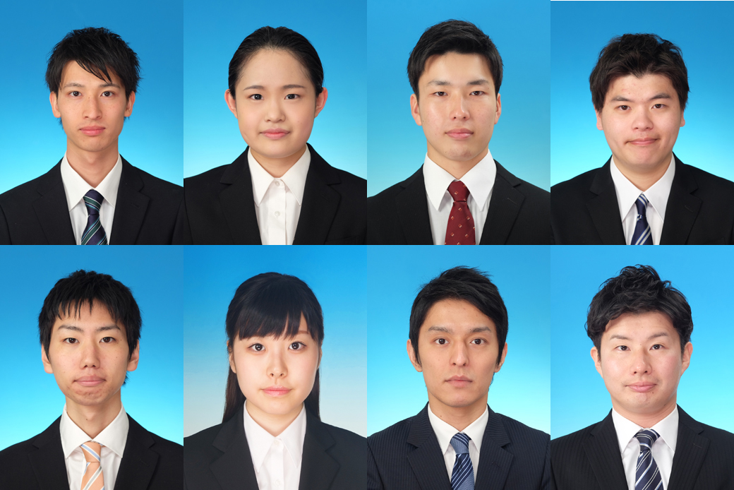 就活写真見本写真