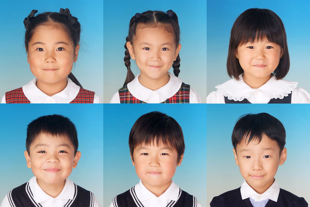 お受験用証明写真